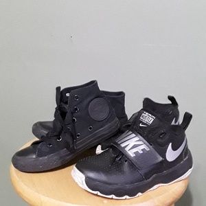 Black high top converse & nikes!